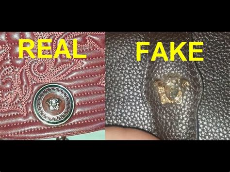 versace bag fake|Real vs Fake Versace bag. How to spot counterfeit Gianni.